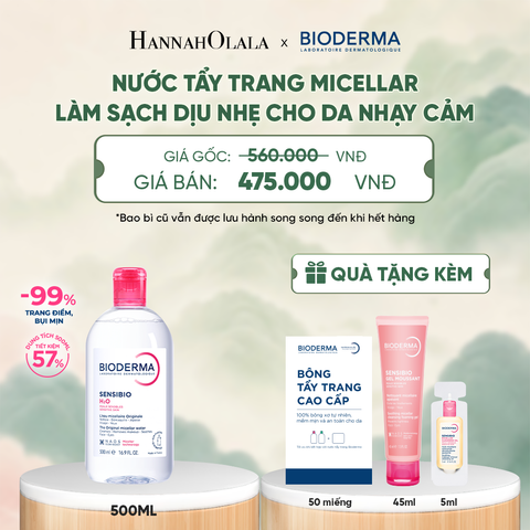  NƯỚC TẨY TRANG MICELLAR LÀM SẠCH DỊU NHẸ CHO DA NHẠY CẢM - DEAL 3 - A211 