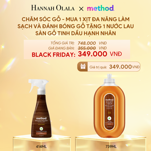 DEAL 3: [MUA 1 TẶNG 1] COMBO CHĂM SÓC GỖ - NƯỚC XỊT ĐÁNH BÓNG VÀ LÀM SÁNG GỖ CHUYÊN DỤNG 414ML tặng NƯỚC LAU SÀN GỖ LÀM SÁNG 739ML - HƯƠNG HẠNH NHÂN 