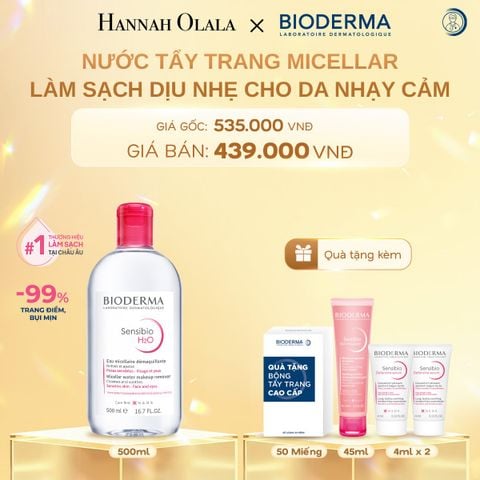  C346_DEAL 3: NƯỚC TẨY TRANG MICELLAR LÀM SẠCH DỊU NHẸ CHO DA NHẠY CẢM 