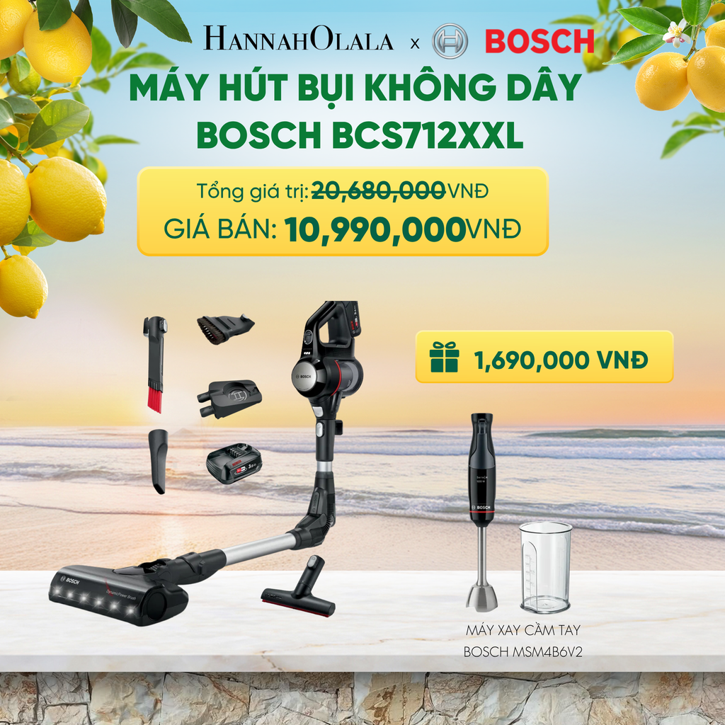  MÁY HÚT BỤI KHÔNG DÂY BOSCH BCS712XXL - A2360 