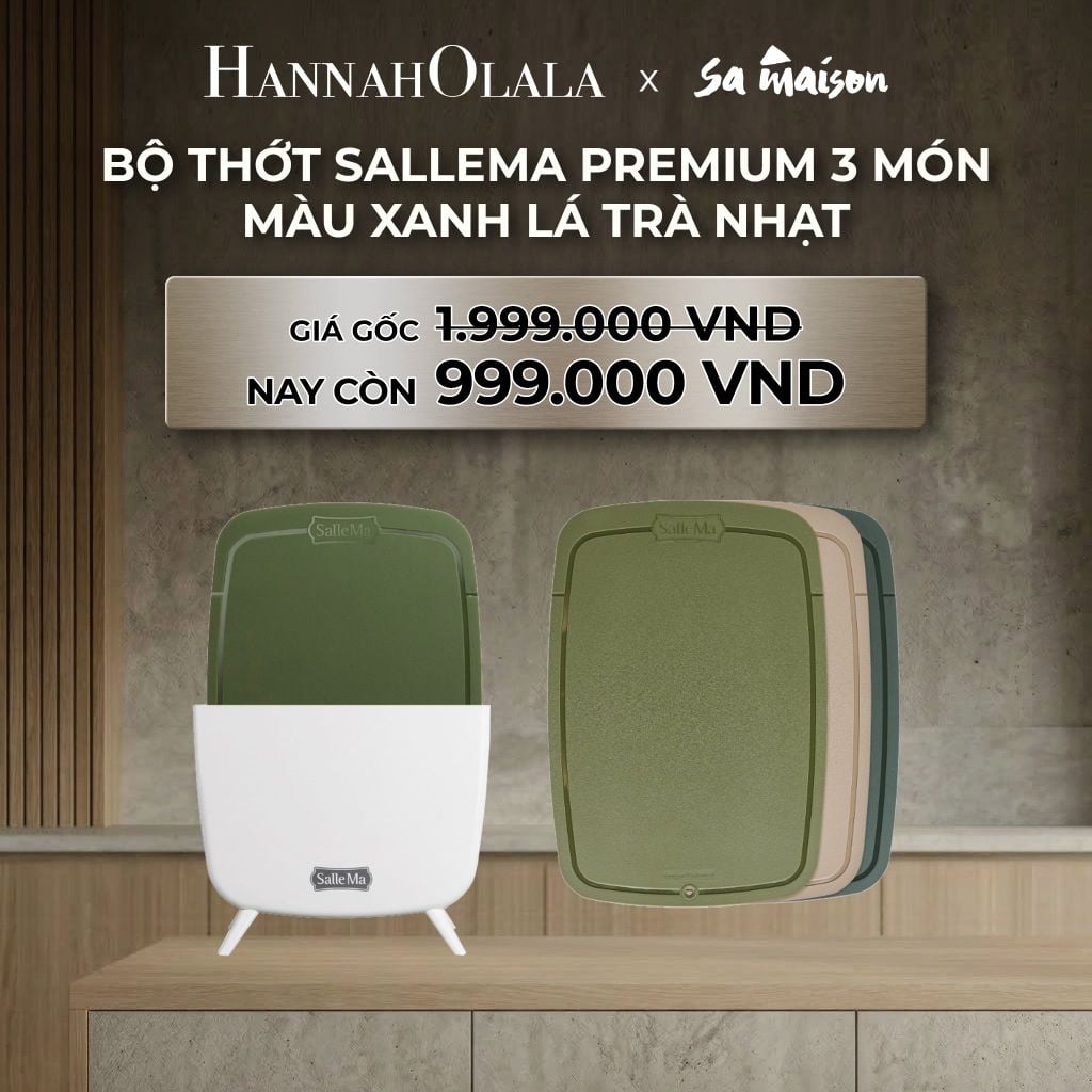  DEAL 6: BỘ THỚT SALLEMA PREMIUM 3 MÓN 