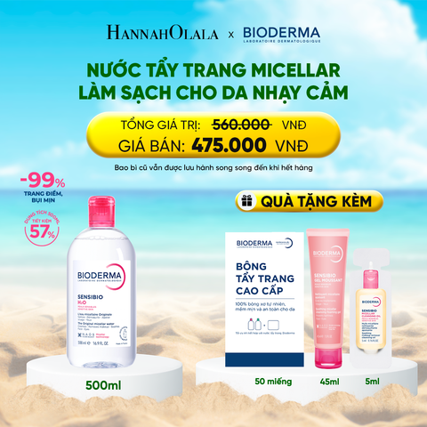  A1562_DEAL 3: NƯỚC TẨY TRANG MICELLAR LÀM SẠCH DỊU NHẸ CHO DA NHẠY CẢM 