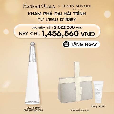  DEAL 27: NƯỚC HOA NỮ ISSEY MIYAKE L'EAU D'ISSEY EDPI 30ML 