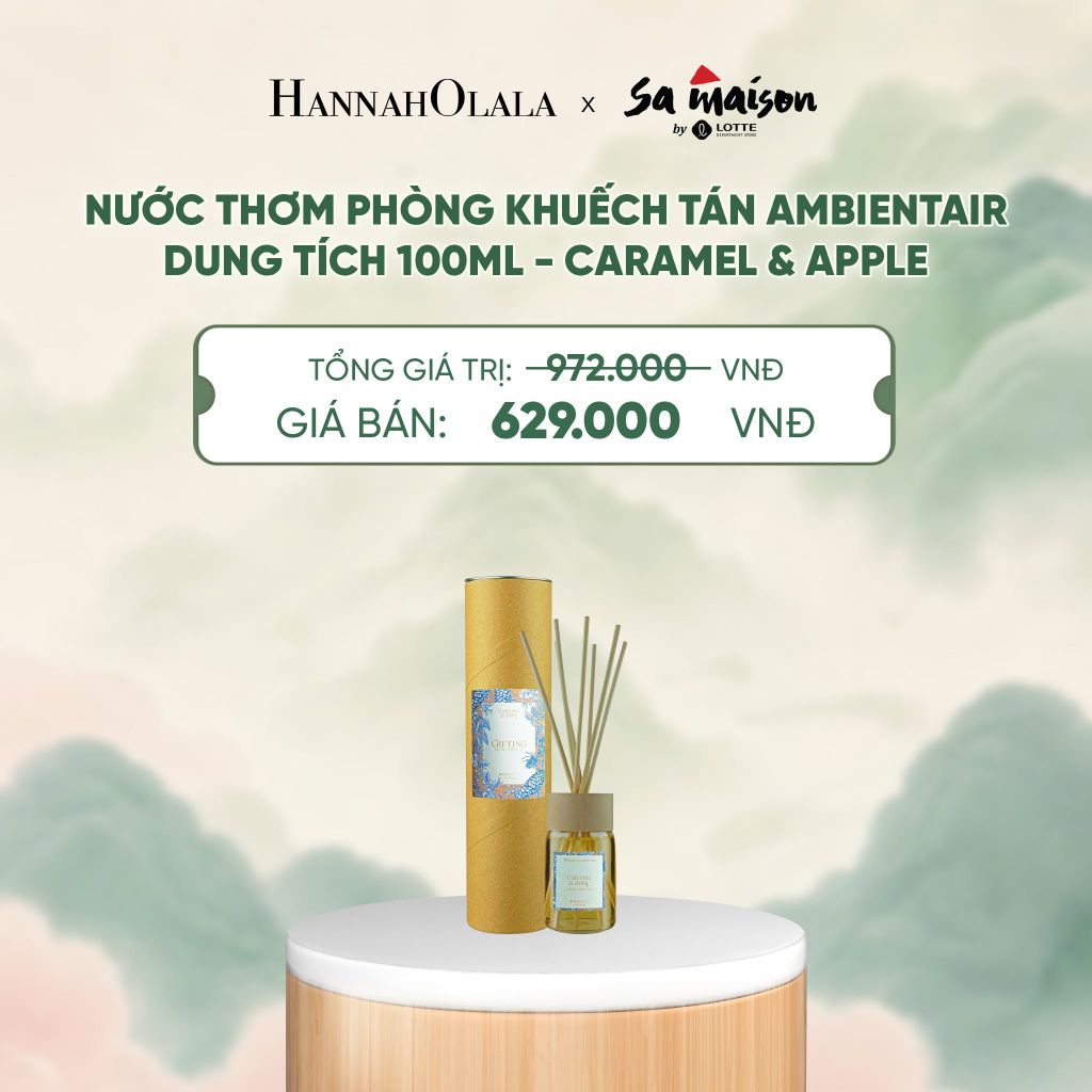  NƯỚC THƠM PHÒNG KHUẾCH TÁN AMBIENTAIR, DUNG TÍCH 100ML - DEAL 3 - A1768 