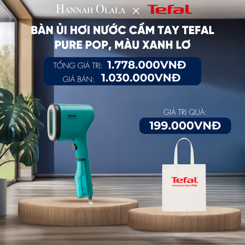  BÀN ỦI HƠI NƯỚC CẦM TAY TEFAL PURE POP - DEAL 2 