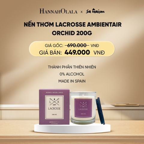  DEAL 5: NẾN THƠM LACROSSE AMBIENTAIR, 200G 