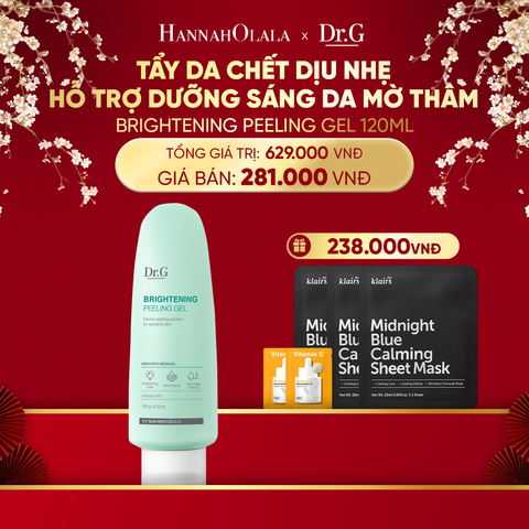  A1030_DEAL 3: TẨY DA CHẾT DR.G BRIGHTENING PEELING GEL 120G (NEW) 