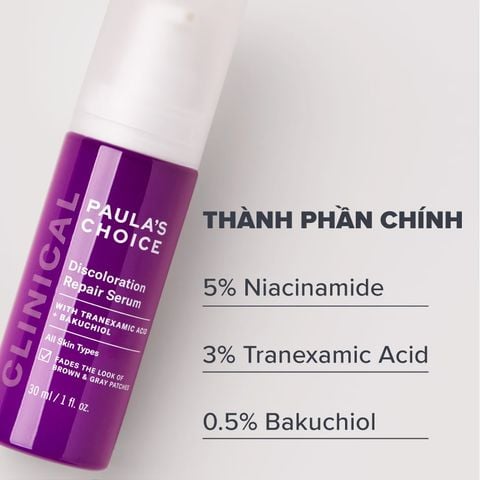 DEAL 10: TINH CHẤT LÀM MỜ THÂM NÁM CLINICAL DISCOLORATION REPAIR SERUM 30ML 