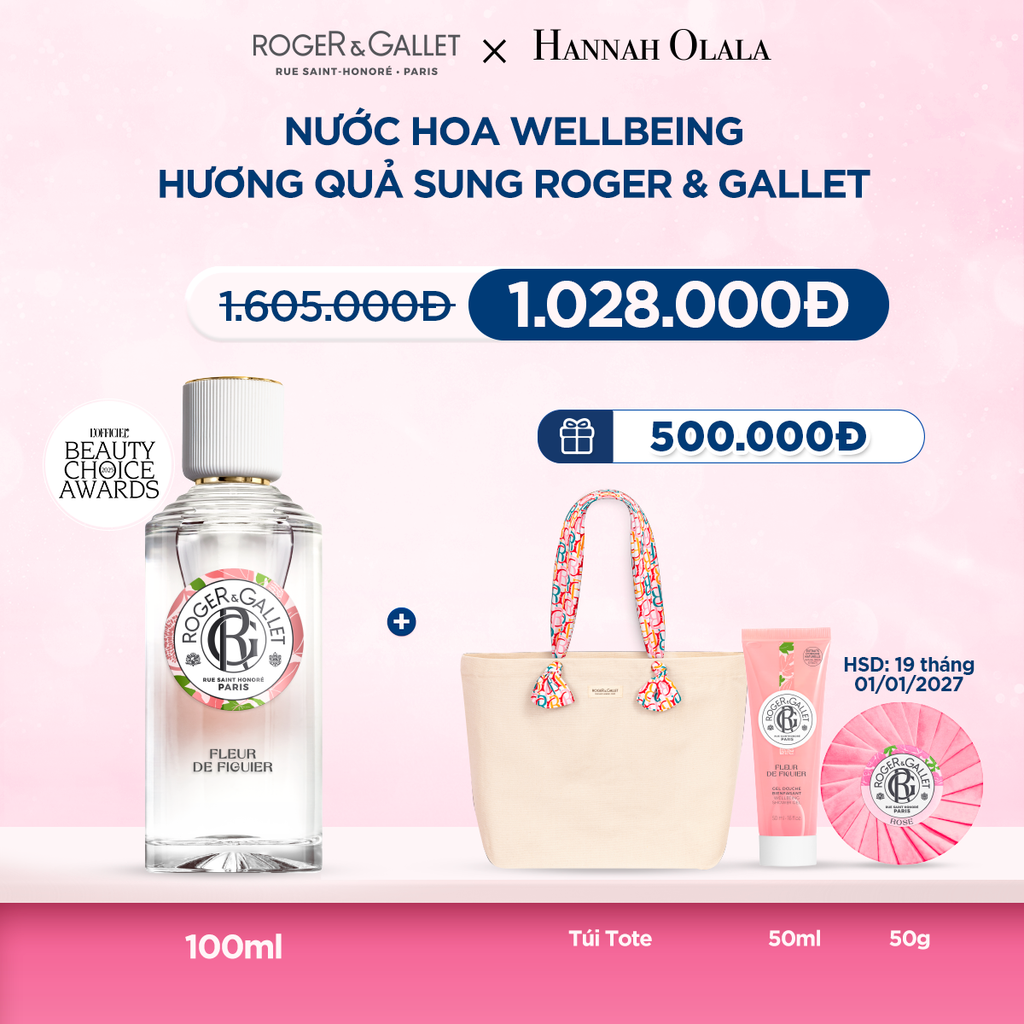  M46_DEAL 2: NƯỚC HOA WELLBEING ROGER&GALLET 100ML 