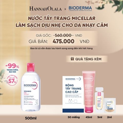  NƯỚC TẨY TRANG MICELLAR LÀM SẠCH DỊU NHẸ CHO DA NHẠY CẢM - A5032 