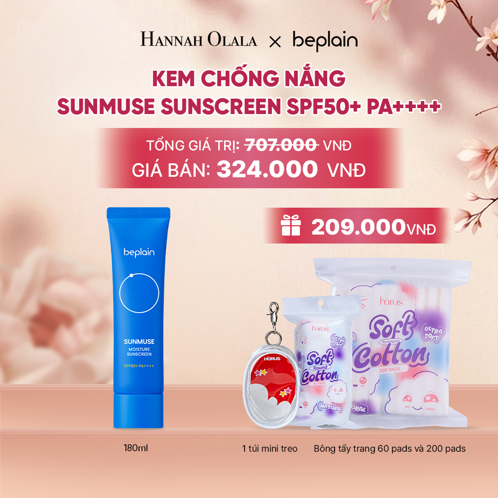  KEM CHỐNG NẮNG BEPLAIN SUNMUSE SUNSCREEN SPF50+ PA++++ 50ML PHÂN LOẠI BẤT KÌ - A696 