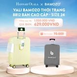  C941_DEAL 3: VALI BAMOZO 8812 CAO CẤP (TẶNG BỌC VALI) 