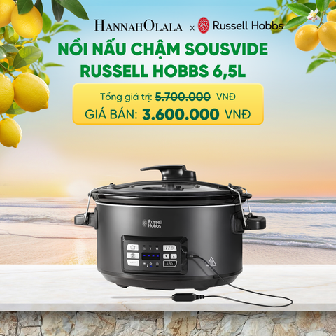  NỒI NẤU CHẬM SOUSVIDE RUSSELL HOBBS 25630-56 6,5L - A2636 