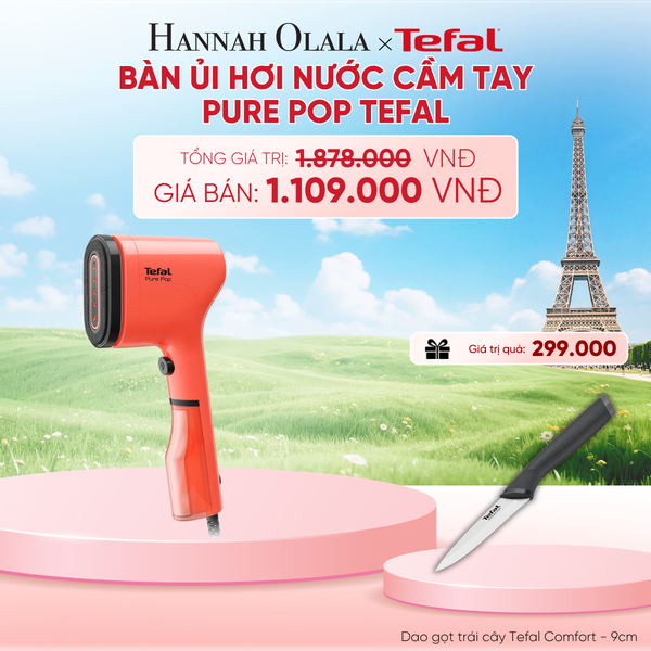  BÀN ỦI HƠI NƯỚC CẦM TAY PURE POP TEFAL - B237 