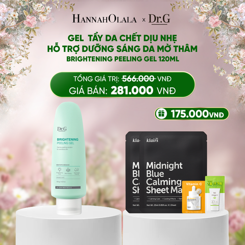  DEAL 3: TẨY DA CHẾT DR.G BRIGHTENING PEELING GEL 120G (NEW) 
