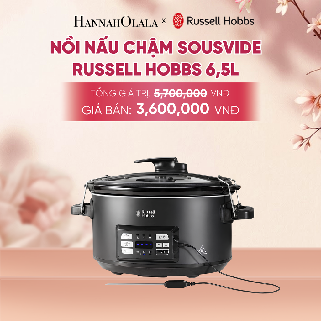  NỒI NẤU CHẬM SOUSVIDE RUSSELL HOBBS 25630-56 6,5L - A1002 