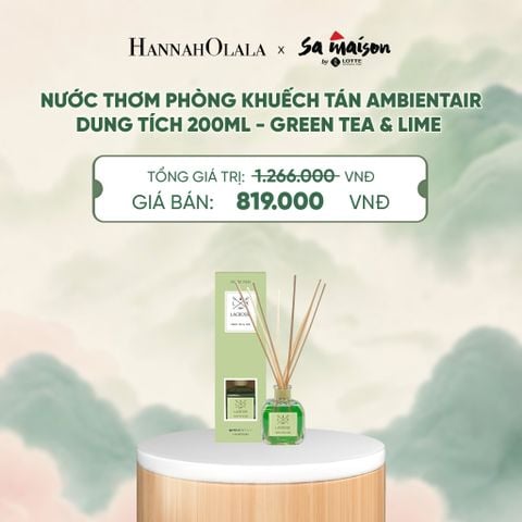  NƯỚC THƠM PHÒNG KHUẾCH TÁN AMBIENTAIR, DUNG TÍCH 200ML - DEAL 2 - A1763 