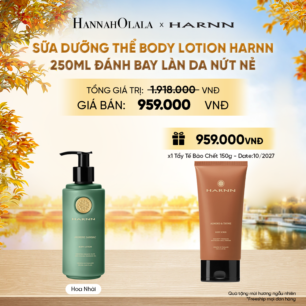  SỮA DƯỠNG THỂ BODY LOTION HARNN 250ML ĐÁNH BAY LÀN DA NỨT NẺ - E227 
