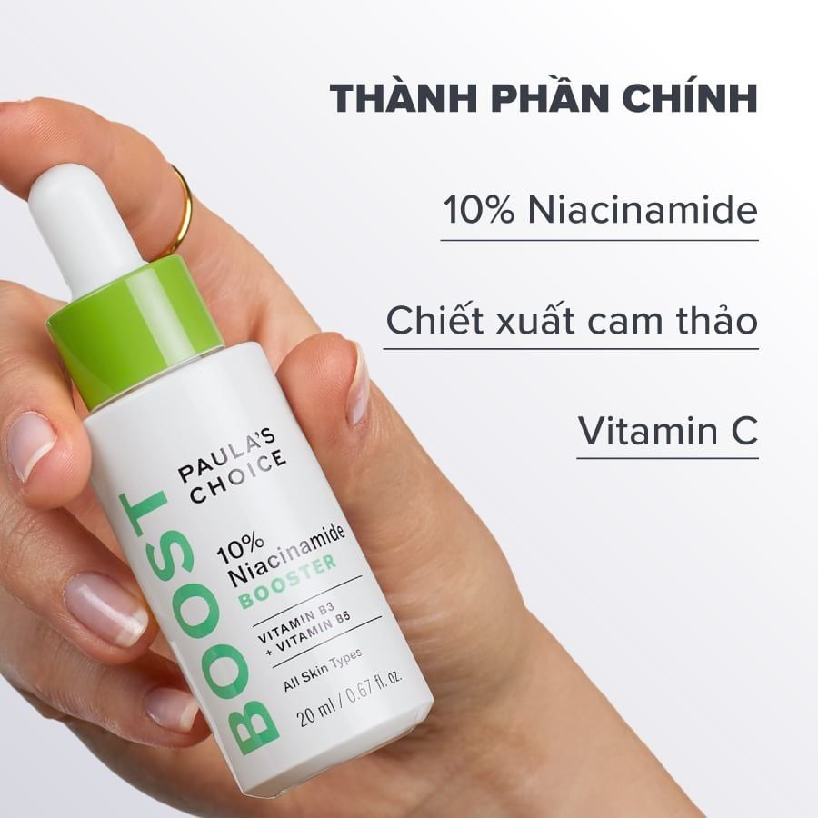  DEAL 5: TINH CHẤT THU NHỎ LỖ CHÂN LÔNG VÀ LÀM SÁNG DA 10% NIACINAMIDE 20ML 