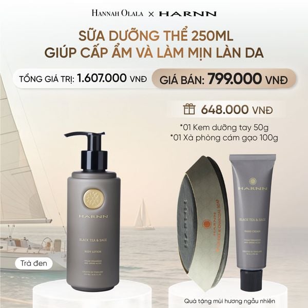  SỮA DƯỠNG THỂ HARNN 250ML GIÚP CẤP ẨM VÀ LÀM MỊN LÀN DA _ DEAL 3 