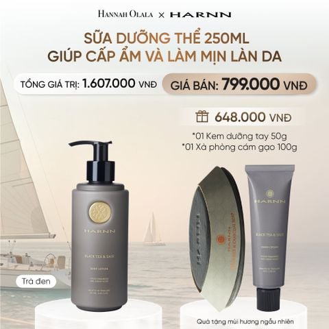  SỮA DƯỠNG THỂ HARNN 250ML GIÚP CẤP ẨM VÀ LÀM MỊN LÀN DA _ DEAL 3 