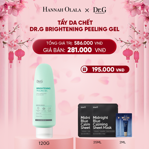  DEAL 3: TẨY DA CHẾT DR.G BRIGHTENING PEELING GEL 120G (NEW) 