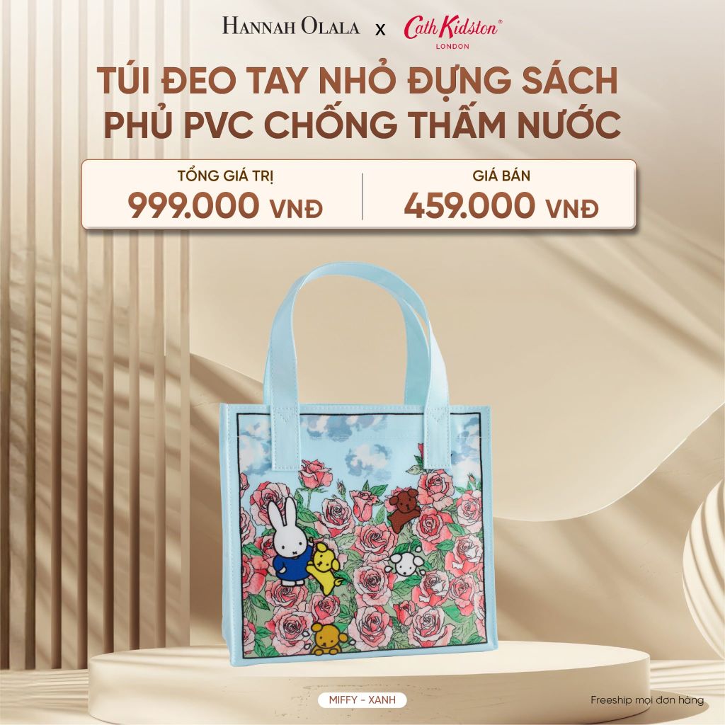  DEAL 3: TÚI ĐEO TAY NHỎ ĐỰNG SÁCH CATH KIDSTON PHỦ PVC CHỐNG THẤM NƯỚC 