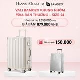  E22_DEAL 2: VALI BAMOZO KHUNG NHÔM 9066 BẢN THƯỜNG (TẶNG BỌC VALI TRONG SUỐT) 