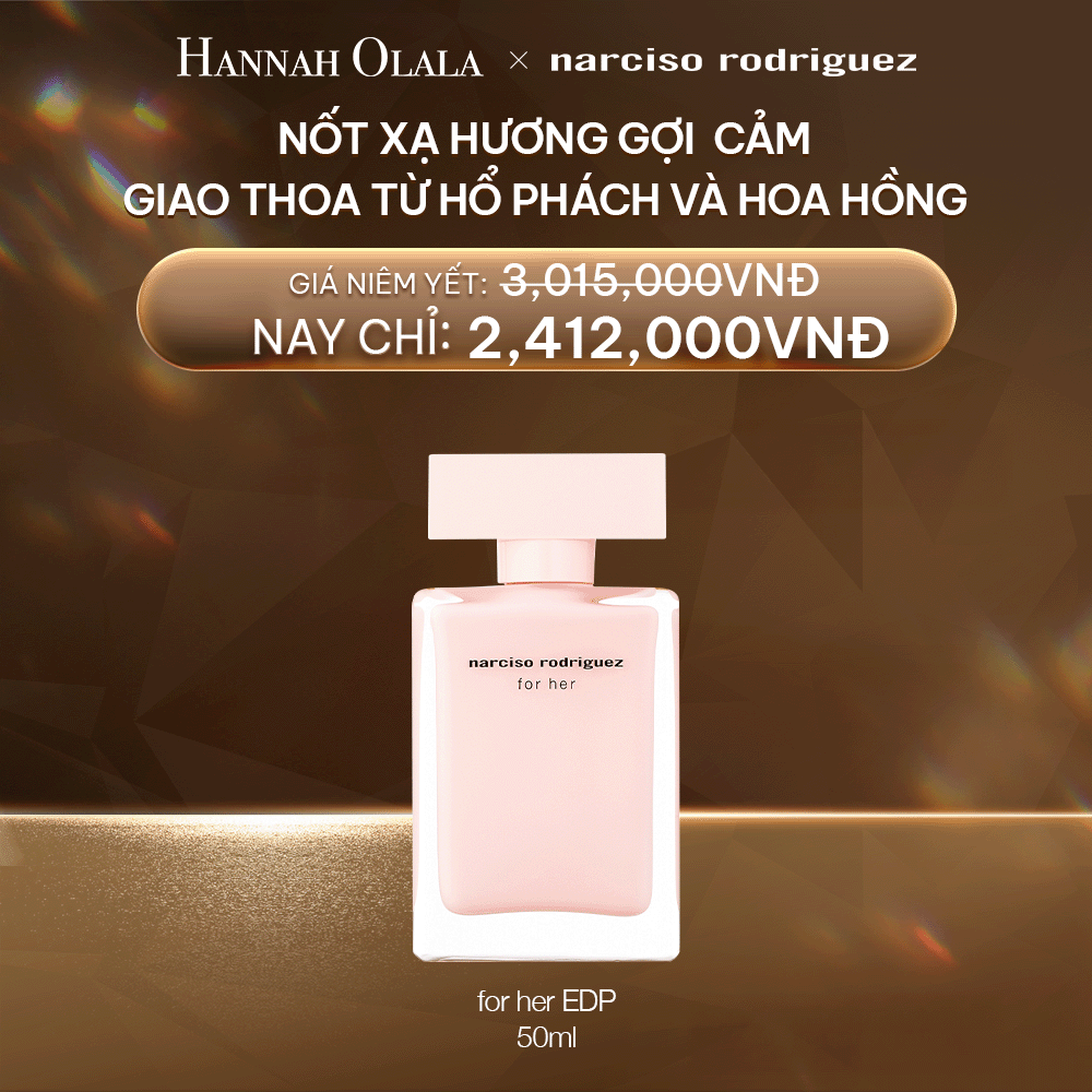  DEAL 27:  NƯỚC HOA NỮ NARCISO RODRIGUEZ FOR HER EAU DE PARFUM 50ML 