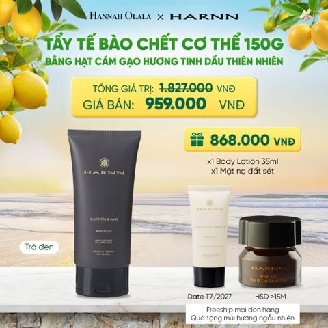  TẨY TẾ BÀO CHẾT CƠ THỂ BODY SCRUB 150G BẰNG HẠT CÁM GẠO HƯƠNG TINH DẦU THIÊN NHIÊN 
