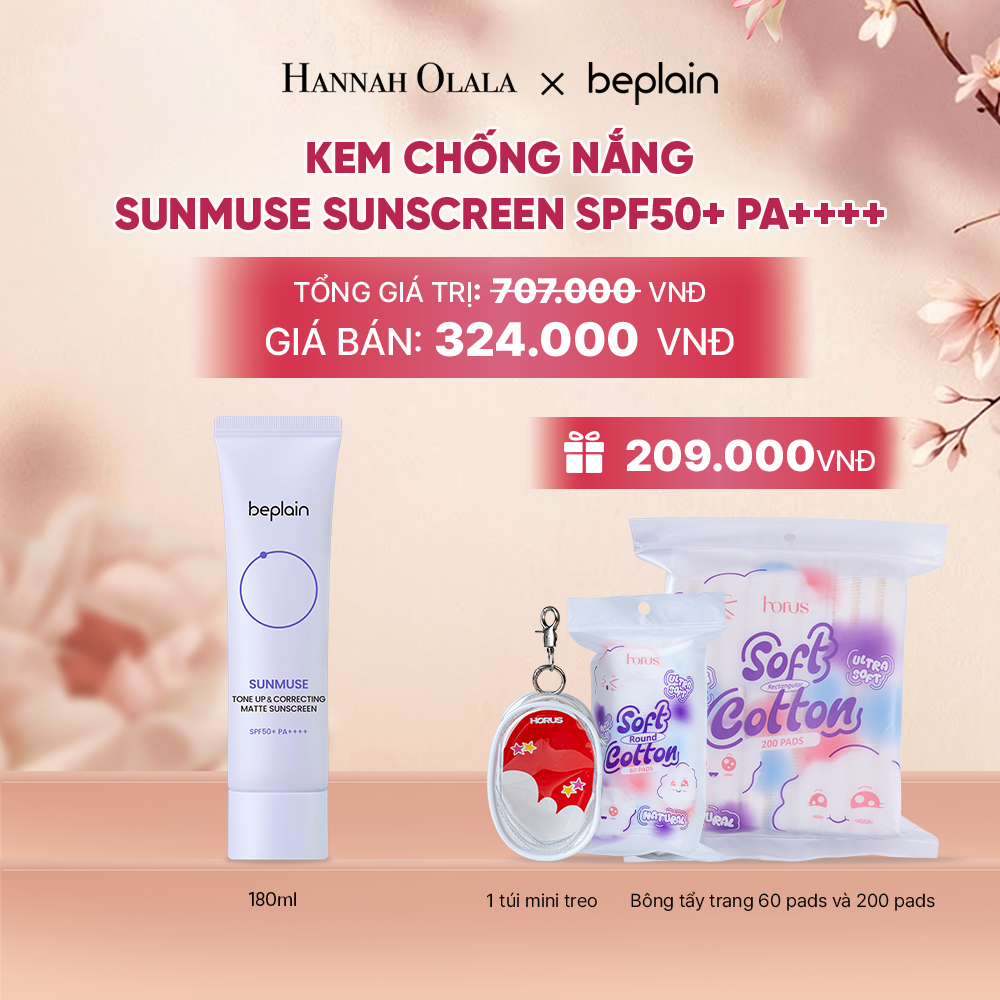  KEM CHỐNG NẮNG BEPLAIN SUNMUSE SUNSCREEN SPF50+ PA++++ 50ML PHÂN LOẠI BẤT KÌ - A696 