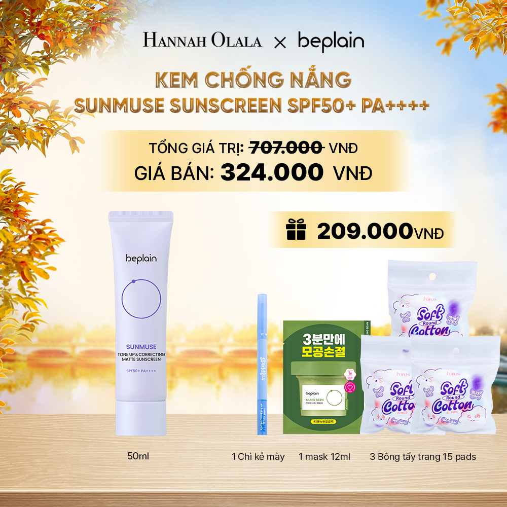  KEM CHỐNG NẮNG BEPLAIN SUNMUSE SUNSCREEN SPF50+ PA++++ 50ML PHÂN LOẠI BẤT KÌ - E817 
