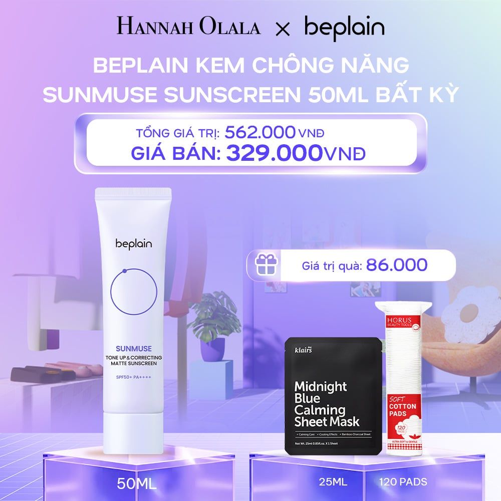  DEAL 3: KEM CHỐNG NẮNG SUNMUSE MOISTURE SUNSCREEN SPF50+ PA++++ 50ML 