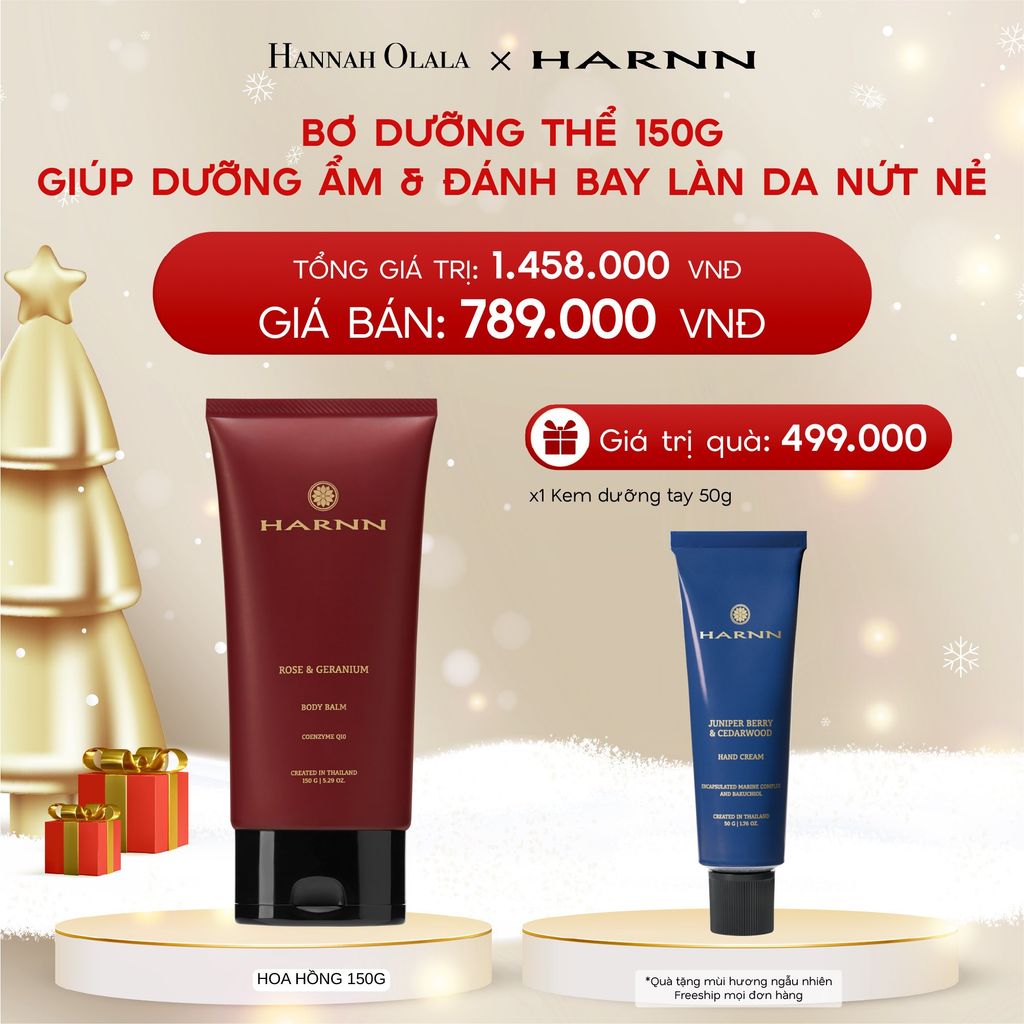  A1122_DEAL 3: BODY LOTION - SỮA DƯỠNG THỂ HARNN 250ML GIÚP DƯỠNG ẨM & ĐÁNH BAY LÀN DA NỨT NẺ 250ML 