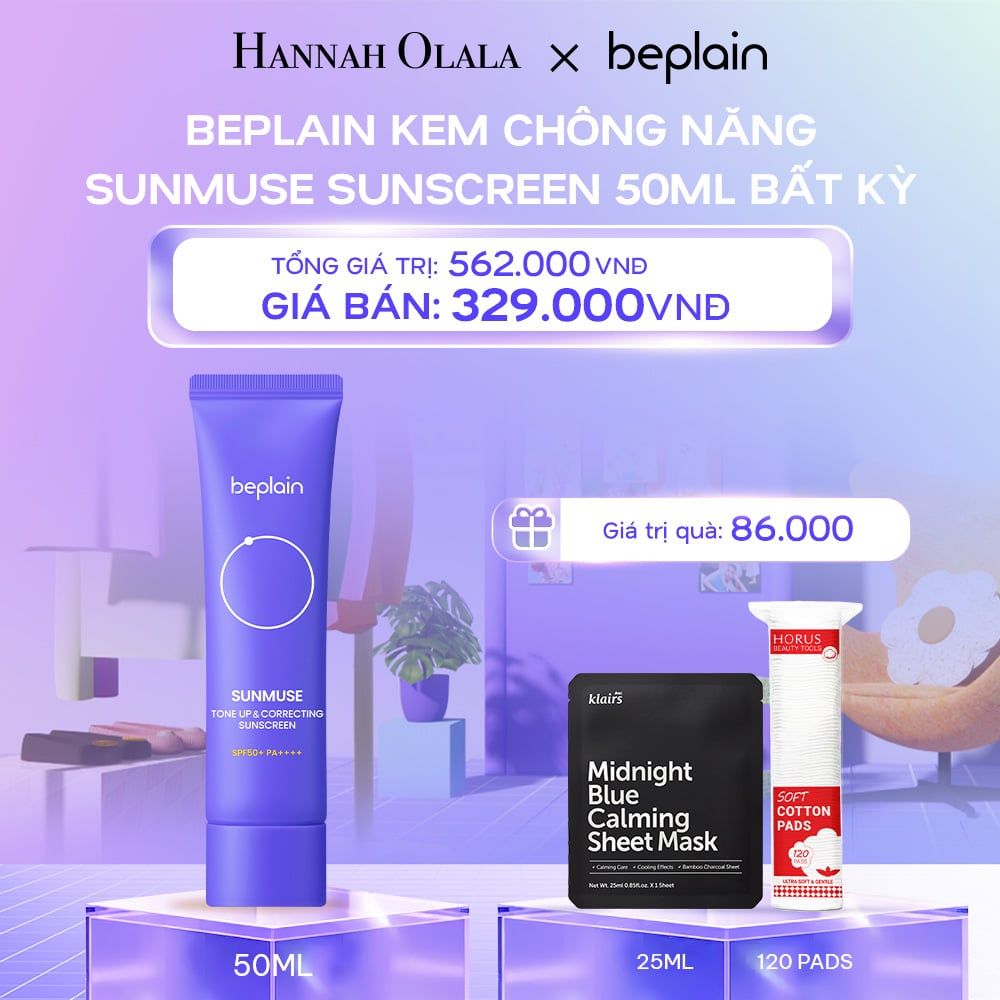  DEAL 3: KEM CHỐNG NẮNG SUNMUSE MOISTURE SUNSCREEN SPF50+ PA++++ 50ML 
