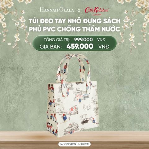  DEAL 3: TÚI ĐEO TAY NHỎ ĐỰNG SÁCH CATH KIDSTON PHỦ PVC CHỐNG THẤM NƯỚC 