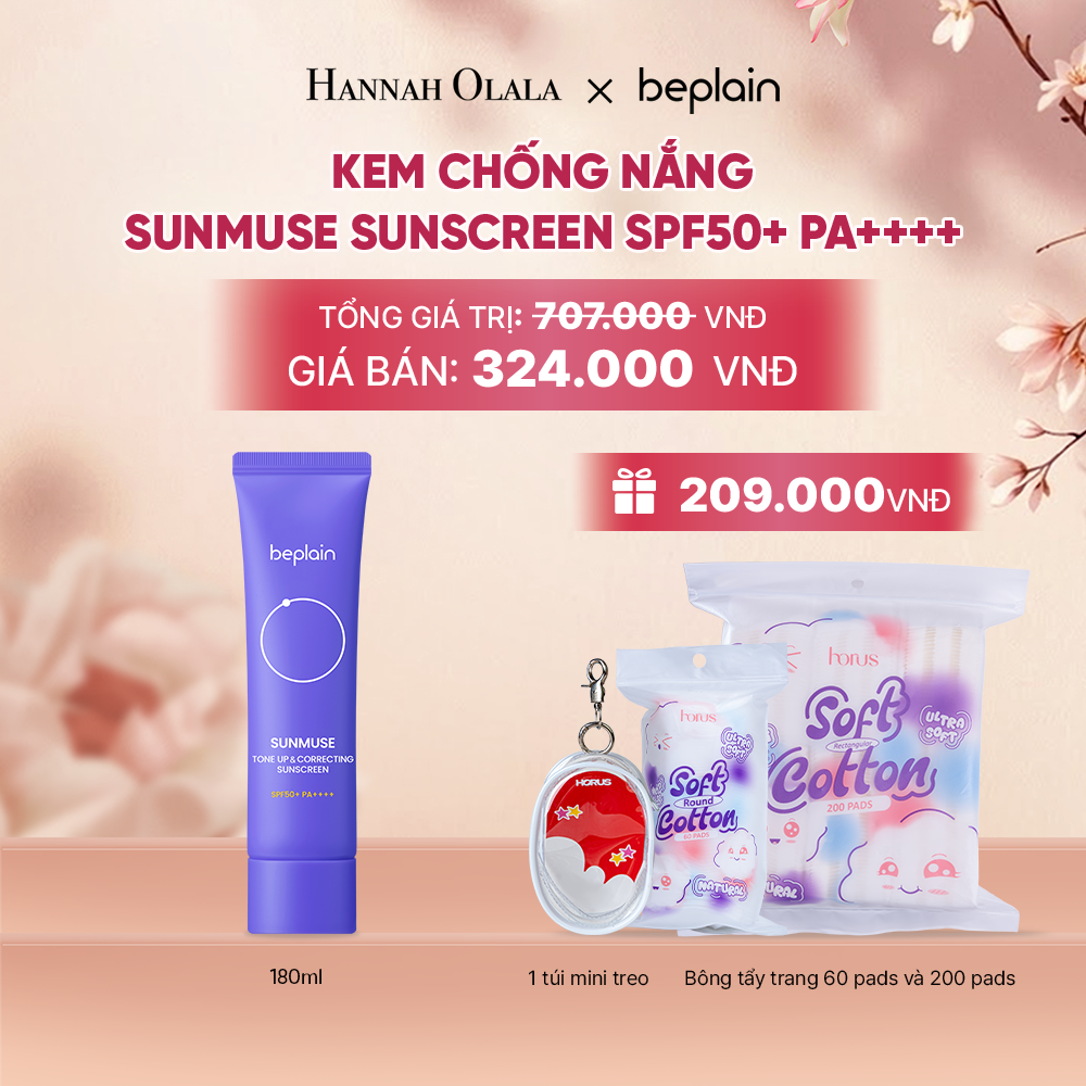  KEM CHỐNG NẮNG BEPLAIN SUNMUSE SUNSCREEN SPF50+ PA++++ 50ML PHÂN LOẠI BẤT KÌ - A696 