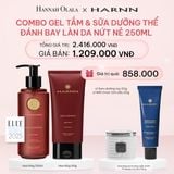  E467_DEAL 3: COMBO GEL TẮM HARNN GIÚP LÀM SẠCH VÀ NUÔI DƯỠNG LÀN DA 250ML & SỮA DƯỠNG THỂ HARNN ĐÁNH BAY LÀN DA NỨT NẺ 250ML 