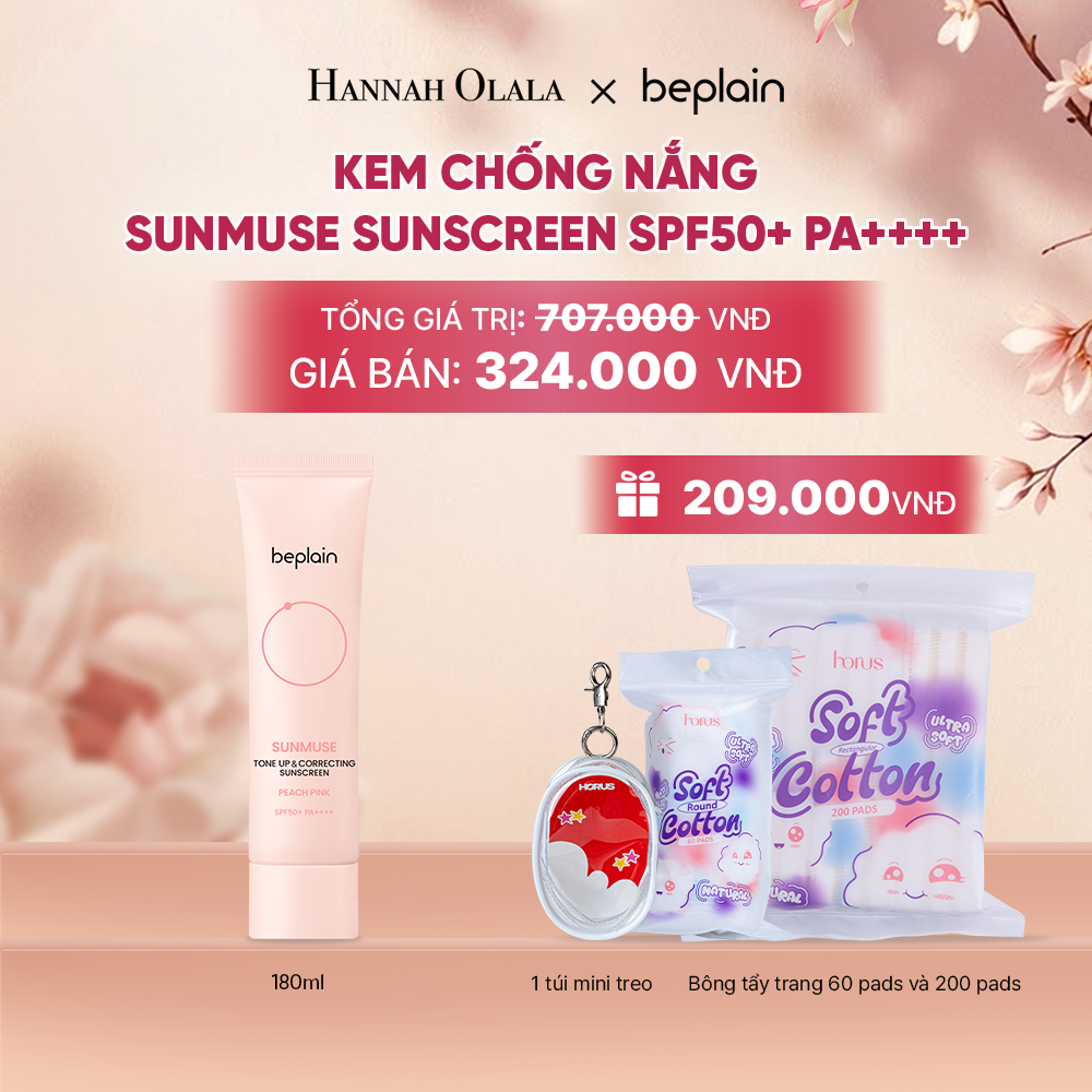  KEM CHỐNG NẮNG BEPLAIN SUNMUSE SUNSCREEN SPF50+ PA++++ 50ML PHÂN LOẠI BẤT KÌ - A696 