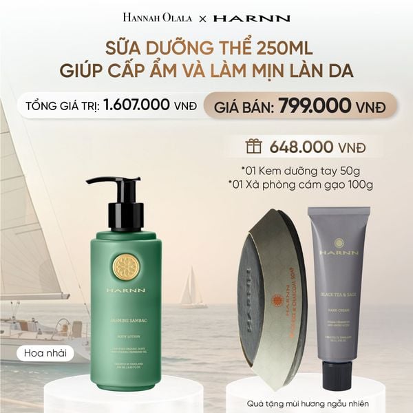  SỮA DƯỠNG THỂ HARNN 250ML GIÚP CẤP ẨM VÀ LÀM MỊN LÀN DA _ DEAL 3 