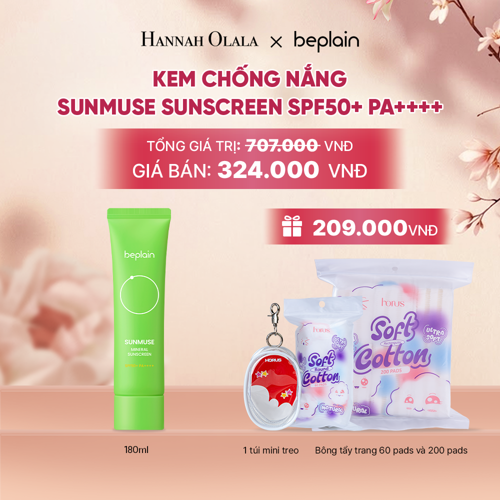  KEM CHỐNG NẮNG BEPLAIN SUNMUSE SUNSCREEN SPF50+ PA++++ 50ML PHÂN LOẠI BẤT KÌ - A696 