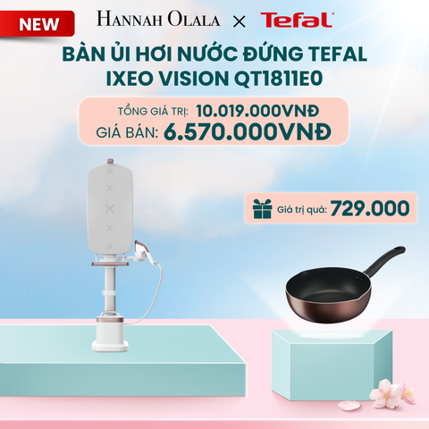  A13_DEAL 3: BÀN ỦI HƠI NƯỚC ĐỨNG TEFAL IXEO VISION QT1811E0 