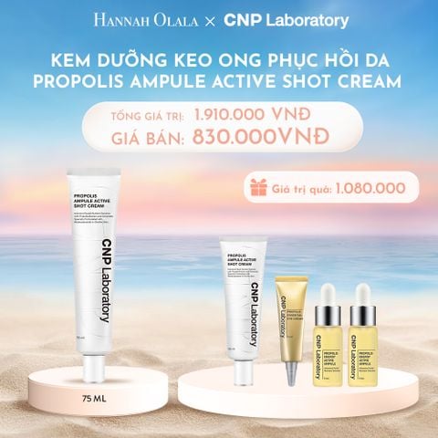  C27_DEAL 3: KEM DƯỠNG KEO ONG PHỤC HỒI DA PROPOLIS AMPULE ACTIVE SHOT CREAM 75ML 