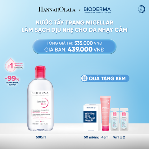  DEAL 4: NƯỚC TẨY TRANG MICELLAR LÀM SẠCH DỊU NHẸ CHO DA NHẠY CẢM 