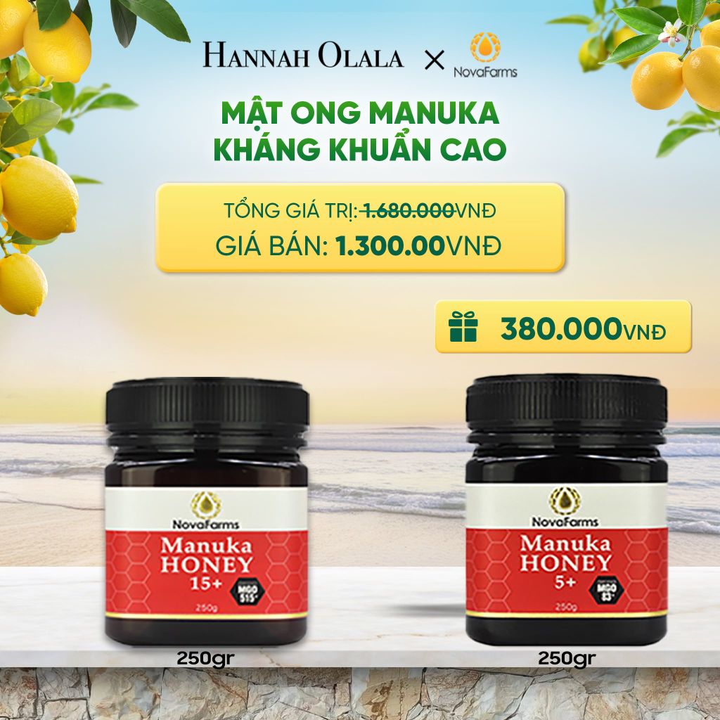  MẬT ONG MANUKA NOVAFARM – KHÁNG KHUẨN CAO 
