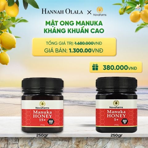 MẬT ONG MANUKA NOVAFARM – KHÁNG KHUẨN CAO 