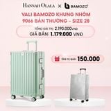  E22_DEAL 2: VALI BAMOZO KHUNG NHÔM 9066 BẢN THƯỜNG (TẶNG BỌC VALI TRONG SUỐT) 