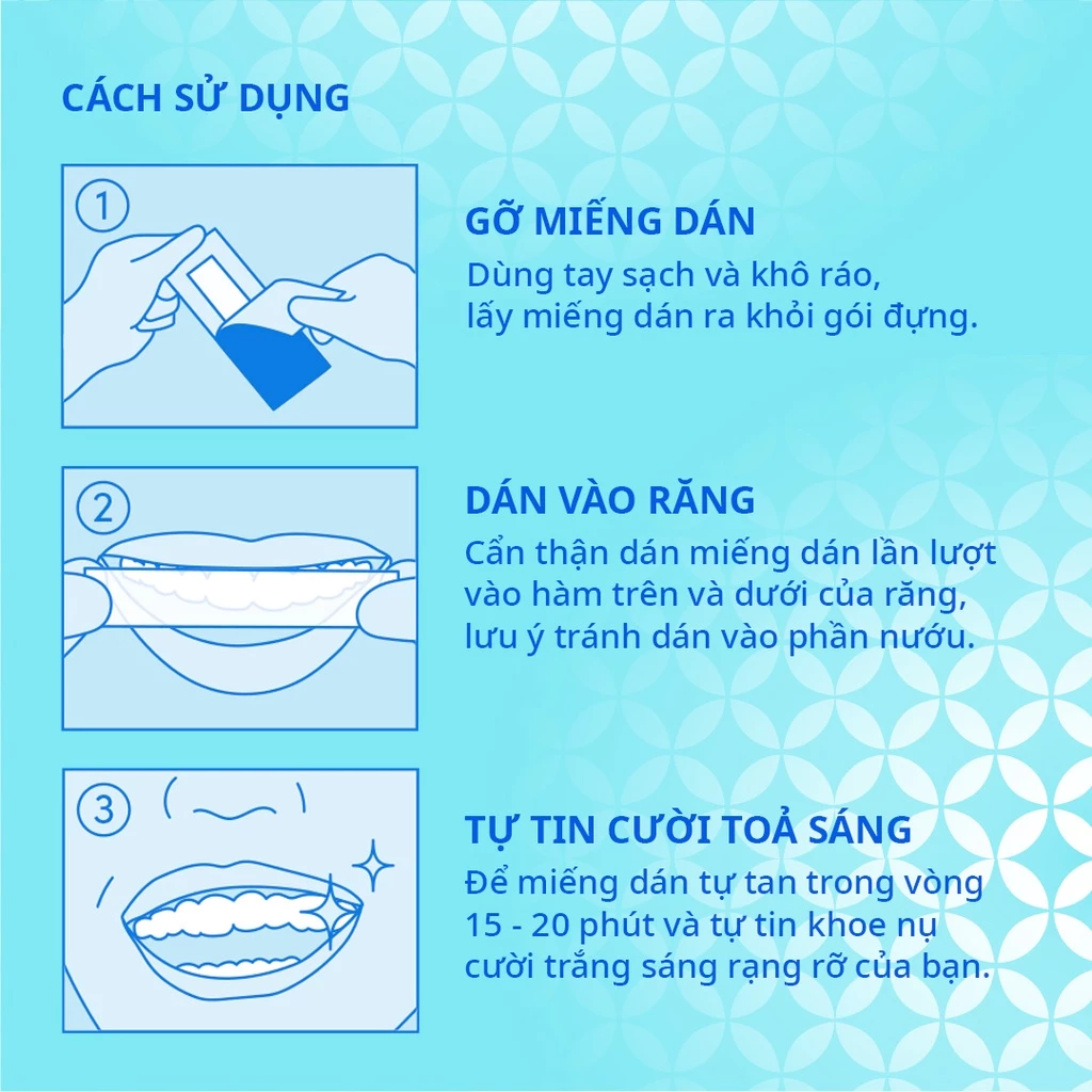  [MUA 1 TẶNG 1] HỘP 14 MIẾNG DÁN TRẮNG RĂNG TỰ TAN ZENYUM BRIGHT - A423 