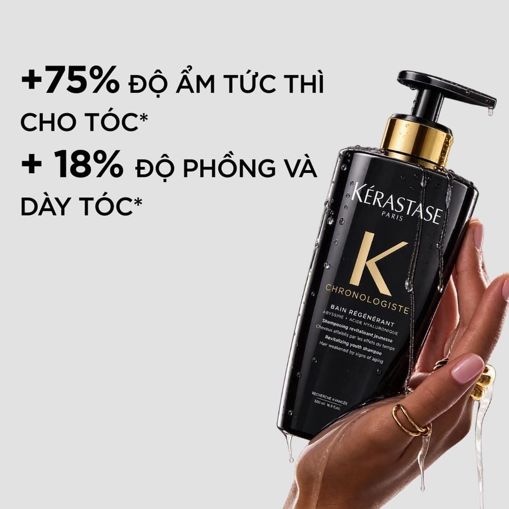  [LẦN ĐẦU RA MẮT] DẦU GỘI KÉRASTASE CHRONOLOGISTE GIẢM DẤU HIỆU LÃO HÓA TÓC - BAIN RÉGÉNÉRANT 500ML  - L017 