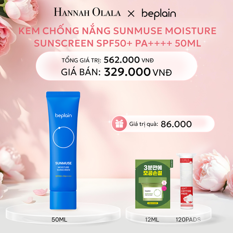 E636: DEAL 3: KEM CHỐNG NẮNG SUNMUSE MOISTURE SUNSCREEN SPF50+ PA++++ 50ML 